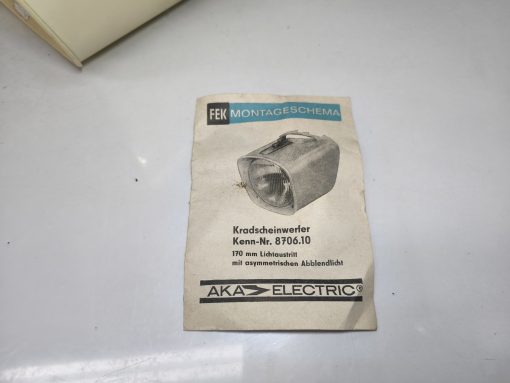 Oryginał DDR nowa - obudowa lampy przedniej MZ ES 250/2 175/2 Trophy lampa przednia skorupa przód - obrazek 10