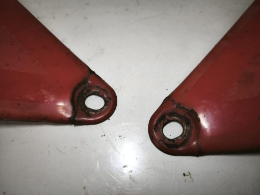 Chorągiewki zawieszenia przedniego MZ TS 125 150 laga 35 mm uchwyt mocowanie lampy przedniej - obrazek 4