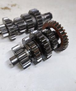 Alternative view of Skrzynia biegów MZ ETZ 125 150 wałki tryby tryb zdawaczy używany oryginał.