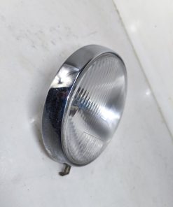 Alternative view of Lampa przednia przód H4 MZ ETZ 251 250 150 125 oryginał używany z mocowaniem żarówki