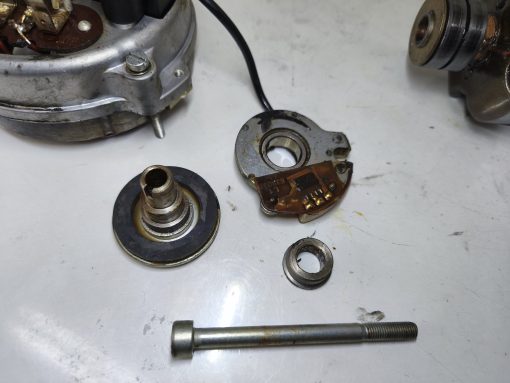 Zapłon elektroniczny typu A MZ ETZ 250 251 125 150 wirnik stojan czujnik Halla moduł zapłonowy - obrazek 5