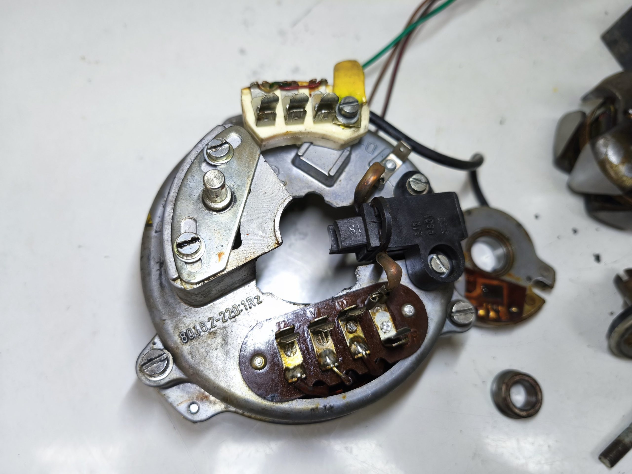 Zapłon elektroniczny typu A MZ ETZ 250 251 125 150 wirnik stojan czujnik Halla moduł zapłonowy - obrazek 4