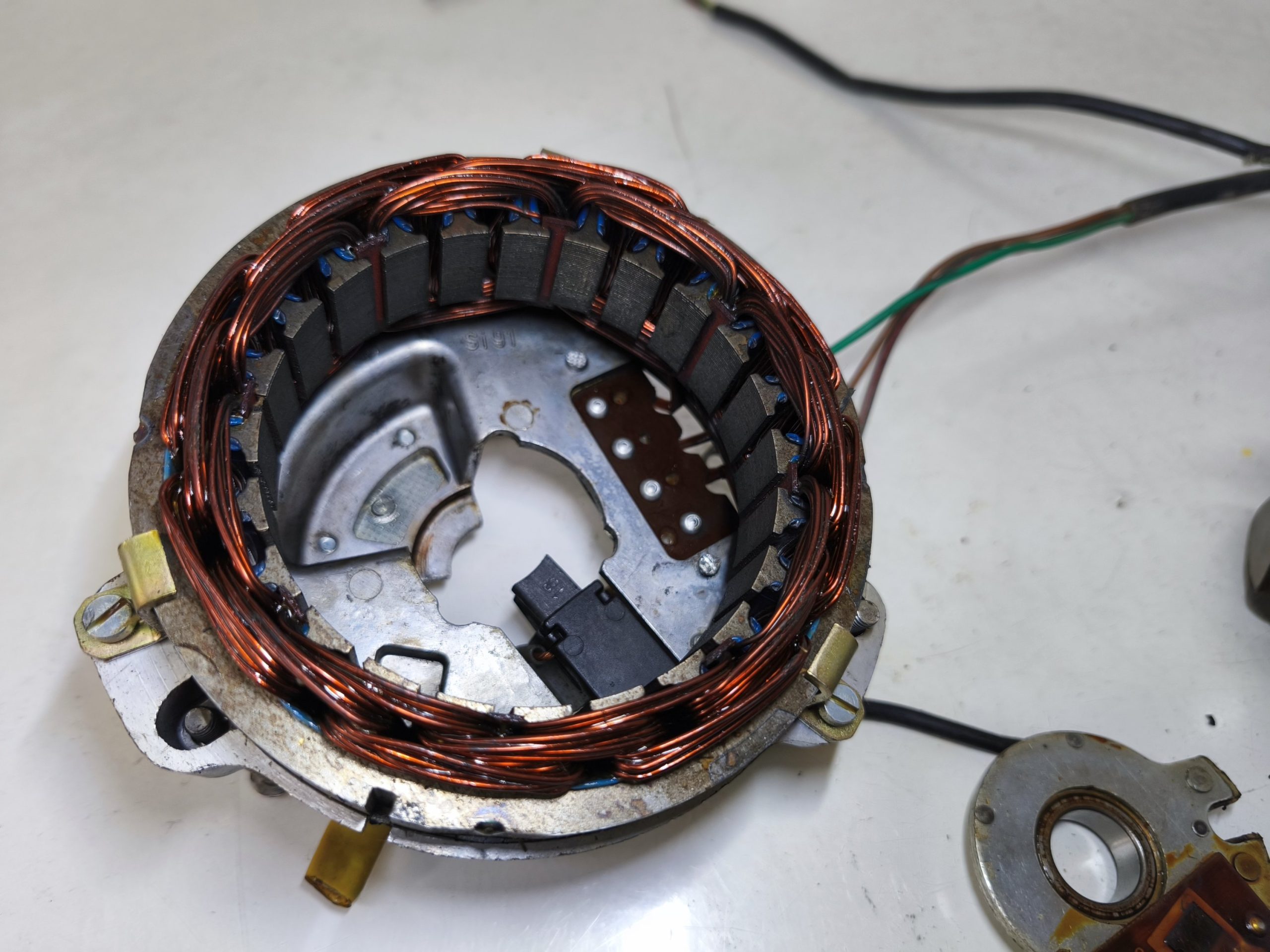 Zapłon elektroniczny typu A MZ ETZ 250 251 125 150 wirnik stojan czujnik Halla moduł zapłonowy - obrazek 11