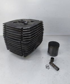 Cylinder silnika MZ ETZ 300 z tłokiem K20 wymiar 75.71 z głowicą. Silnik MZ ETZ 250, głowica.