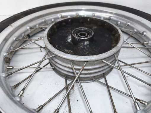 Koło przód przednie, bęben hamulcowy, nakładka, ośka MZ TS 250 16 cali wersja czterobiegowa - pod zawieszenie 32 mm - obrazek 6