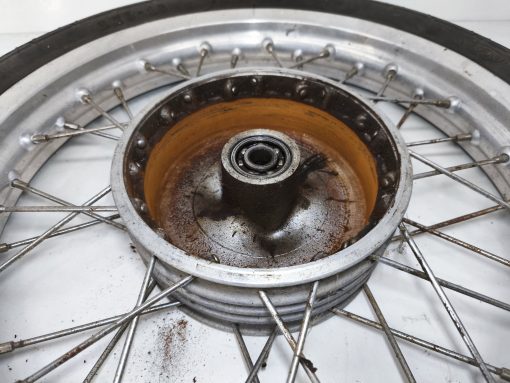 Koło przód przednie, bęben hamulcowy, nakładka, ośka MZ TS 250 16 cali wersja czterobiegowa - pod zawieszenie 32 mm - obrazek 9