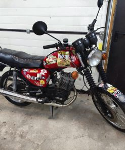 Alternative view of MZ ETZ 125 z dokumentami