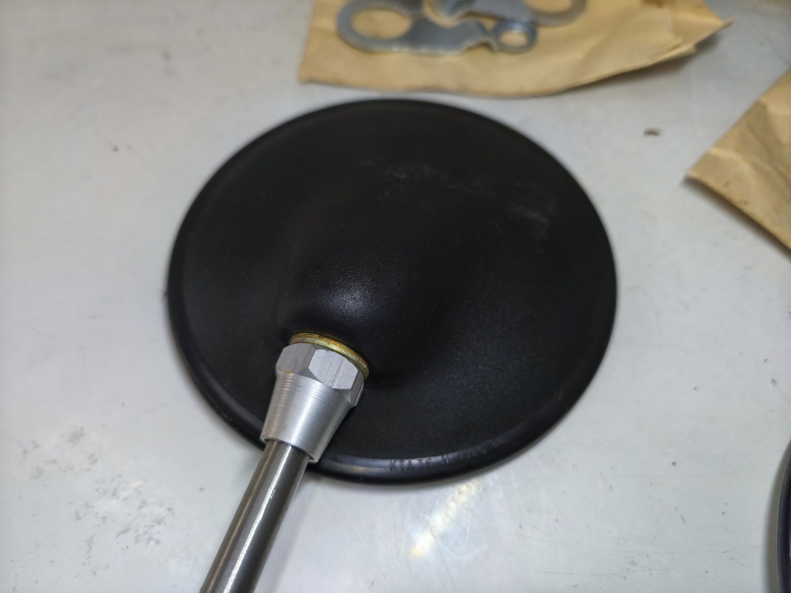 Oryginał DDR nowe - komplet lusterek Blewa do MZ TS 150 125 (lusterko, lusterka) - obrazek 6