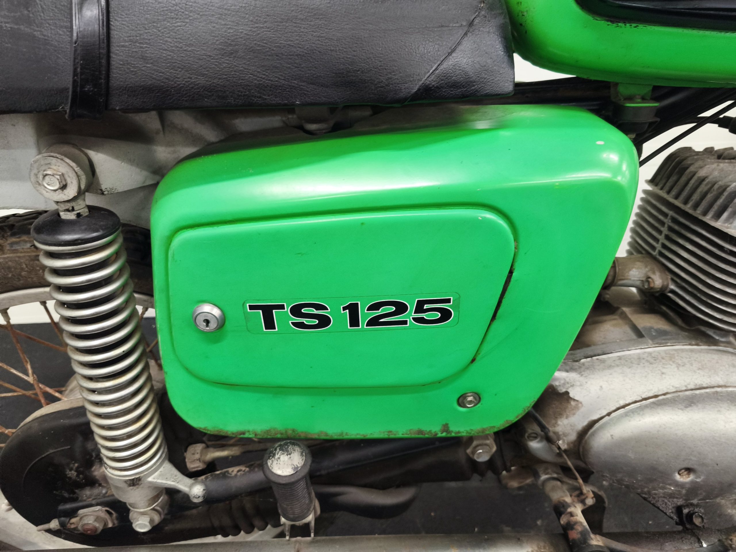 MZ TS 125 z dokumentami - jasno zielona. - obrazek 14