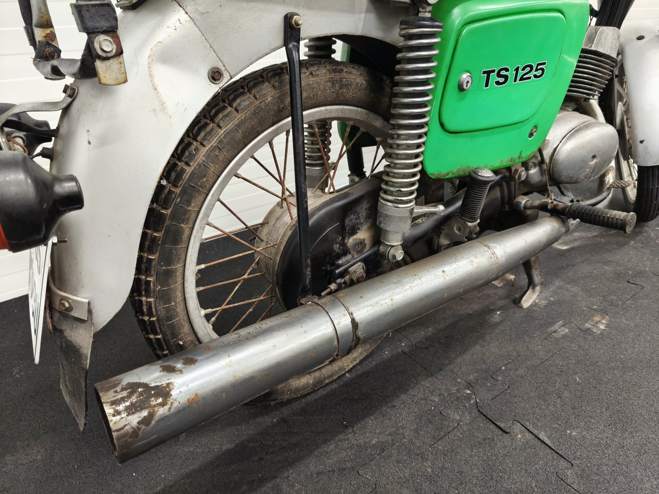MZ TS 125 z dokumentami - jasno zielona. - obrazek 15