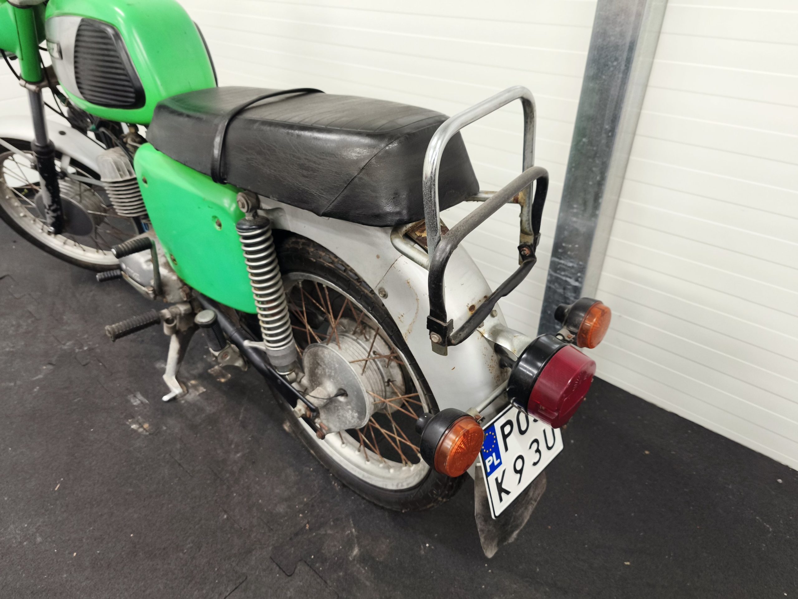 MZ TS 125 z dokumentami - jasno zielona. - obrazek 24