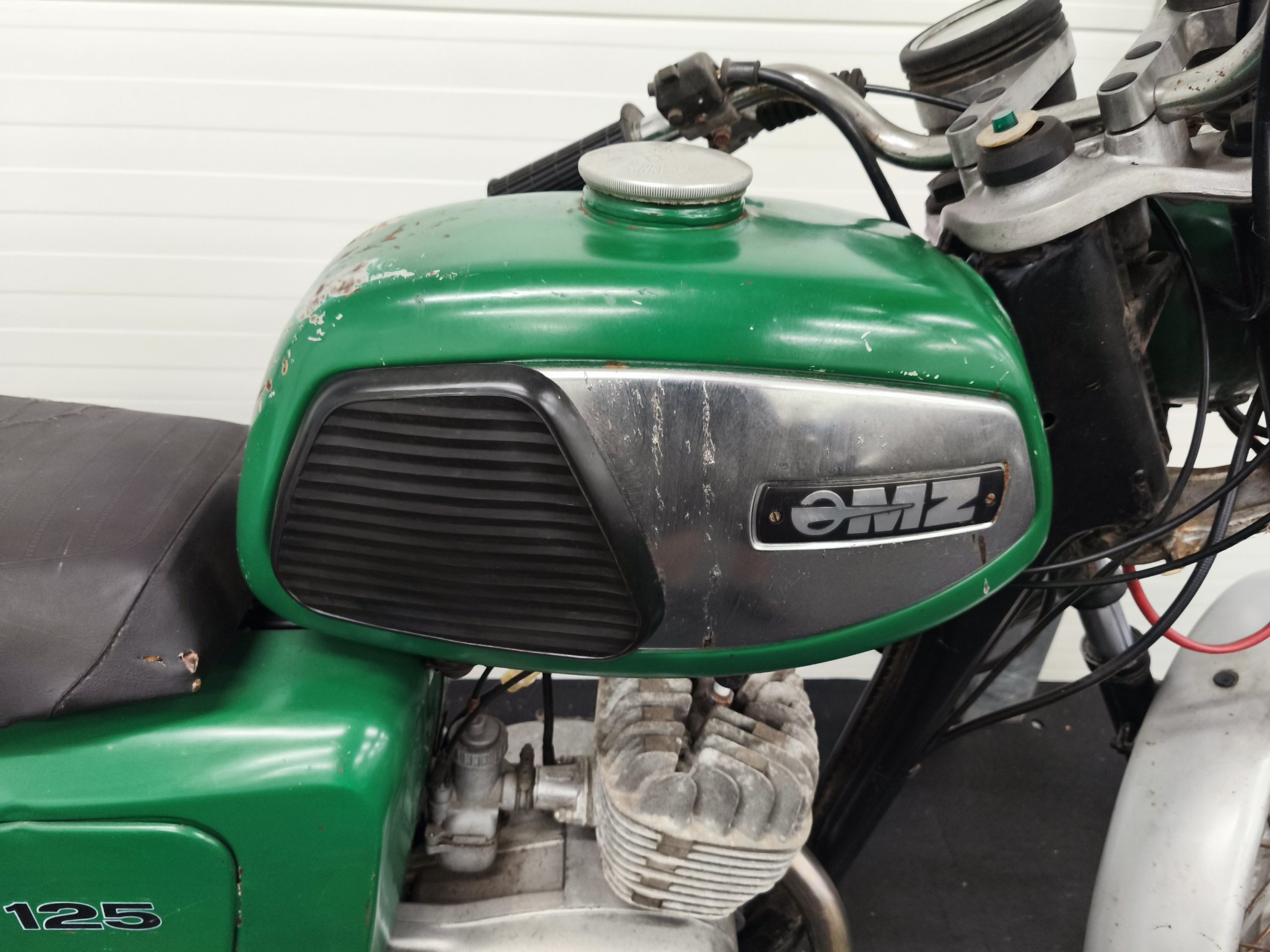 MZ TS 125 z dokumentami - ciemno zielona. - obrazek 10