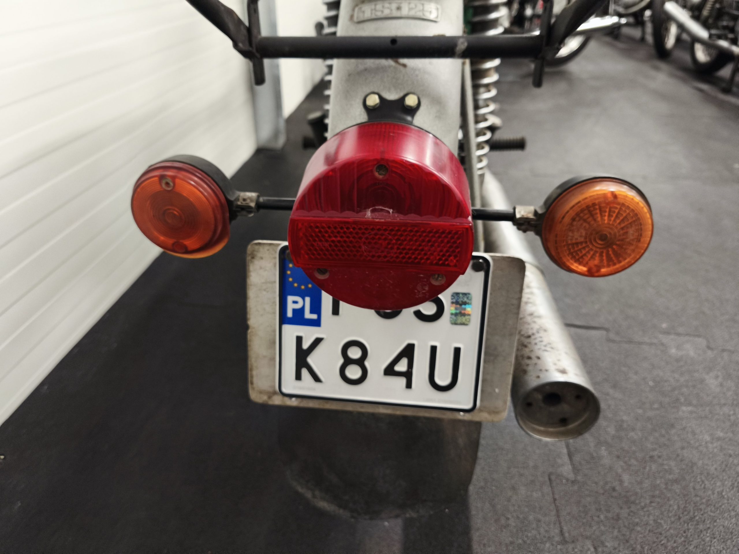 MZ TS 125 z dokumentami - ciemno zielona. - obrazek 15