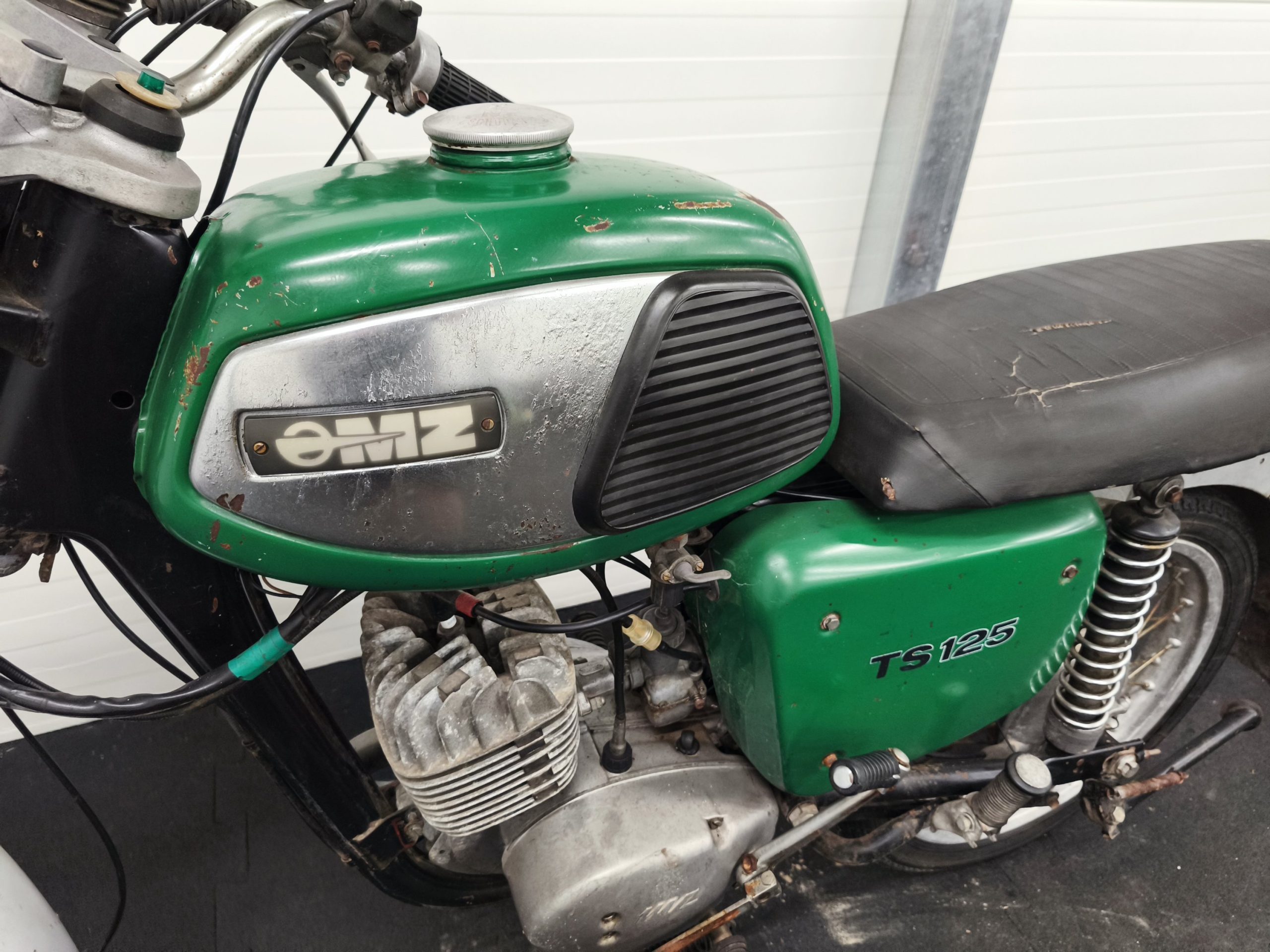 MZ TS 125 z dokumentami - ciemno zielona. - obrazek 18