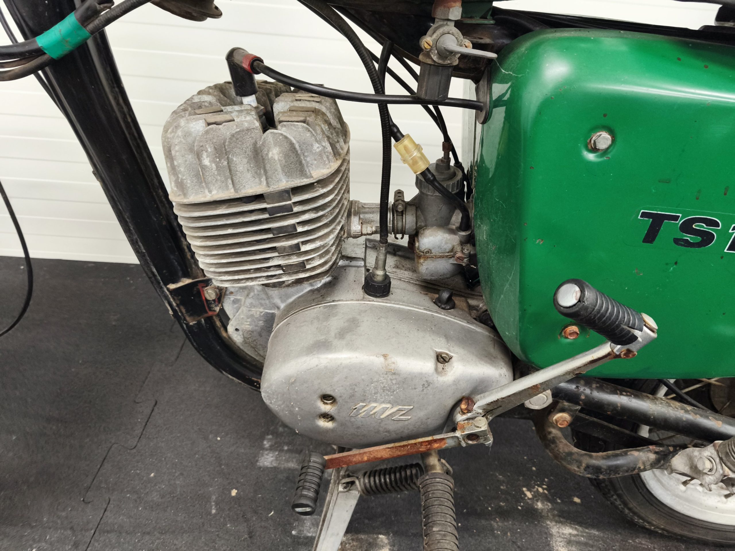 MZ TS 125 z dokumentami - ciemno zielona. - obrazek 19