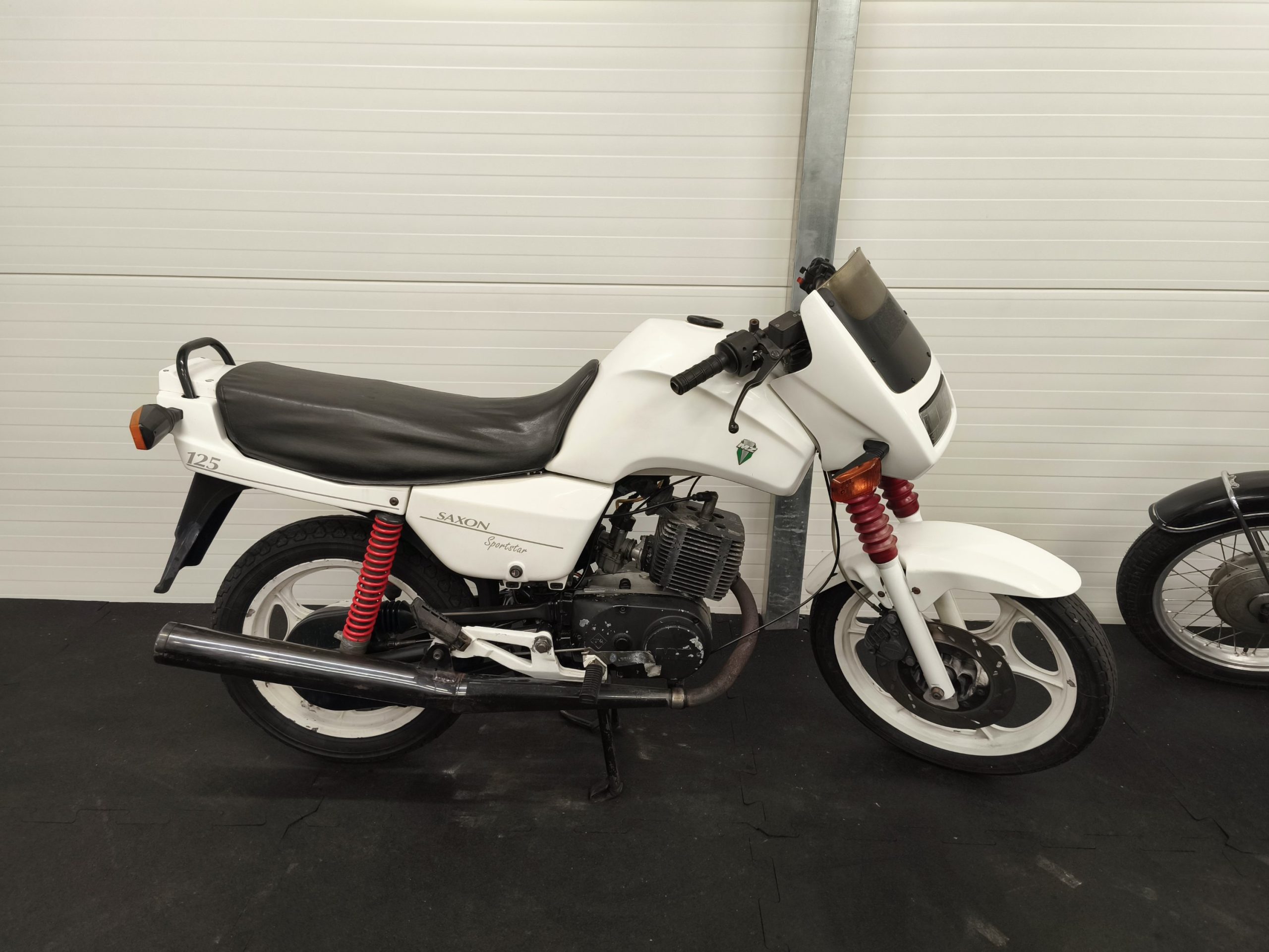 MuZ 125 Saxon Sportstar - MZ ETZ 125 z dokumentami.
