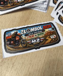 Alternative view of Naklejka "Złombol 2026" moto4fun MZ team - edycja limitowana