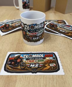 Naklejka "Złombol 2026" moto4fun MZ team - edycja limitowana
