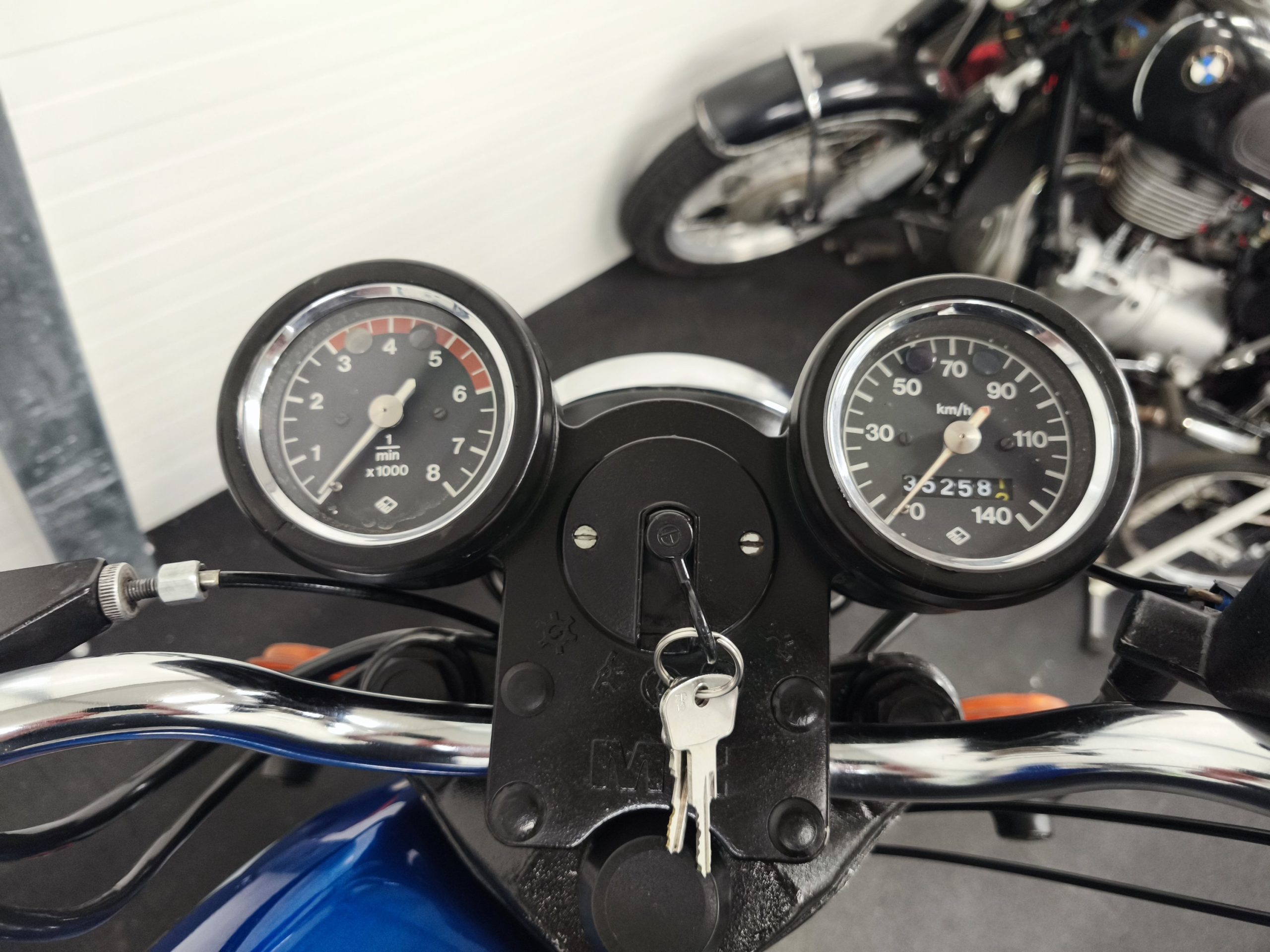 MZ ETZ 250 z dokumentami - granatowy metalik. - obrazek 12
