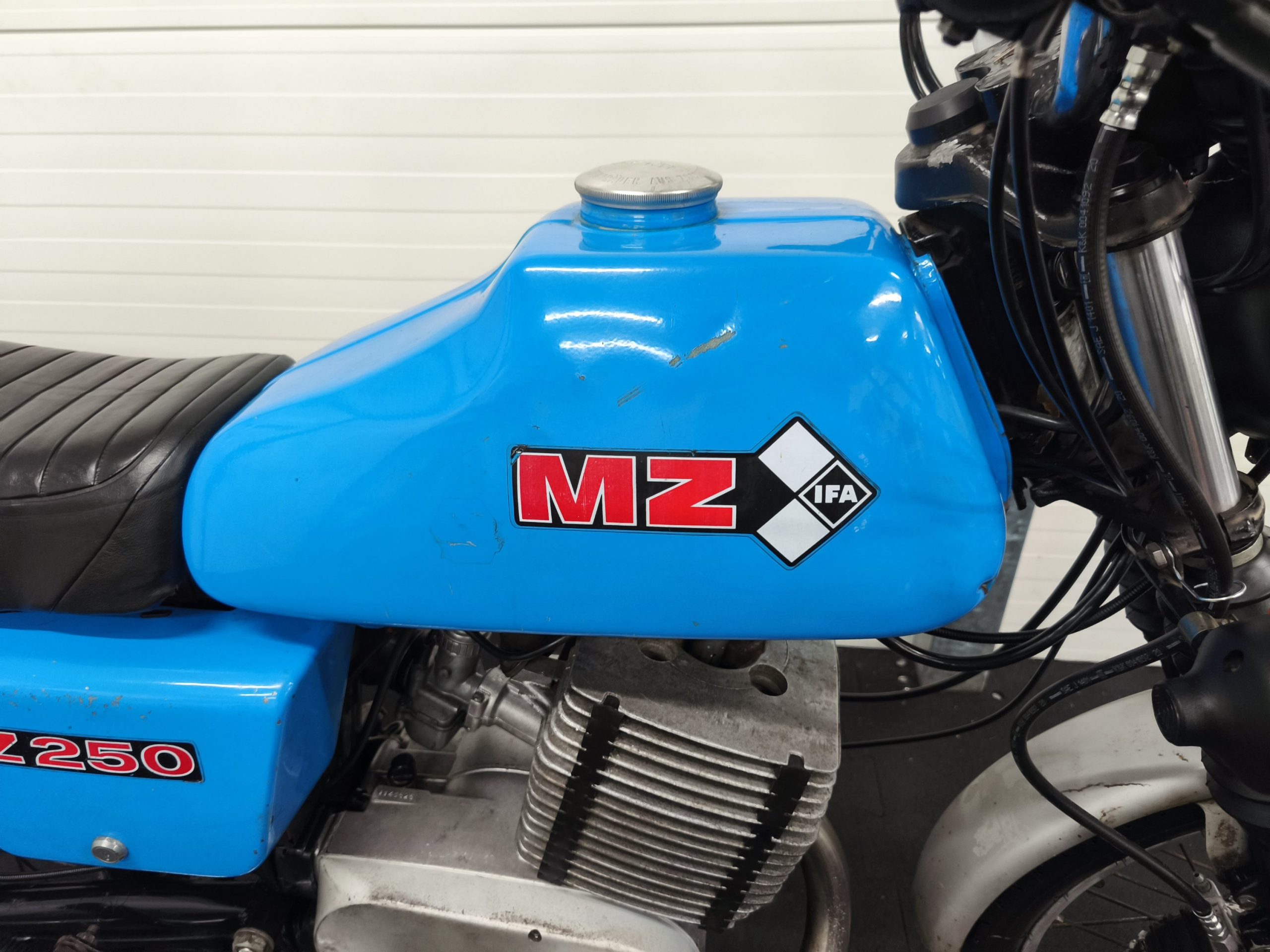 REZERWACJA - MZ ETZ 250 z dokumentami - niebieski lakier. - obrazek 16
